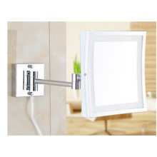 Promotioanl Square LED Makeup Mirror, Folded European Creative Beauty Mirror